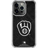 MLB Milwaukee Brewers Dark Wash iPhone 16 Pro Clear Case